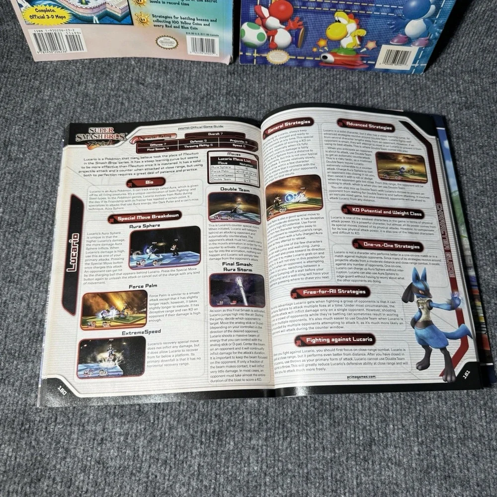 Super Smash Bros Brawl, Yoshi's Story, Super Mario Sunshine Game Guides Nintendo